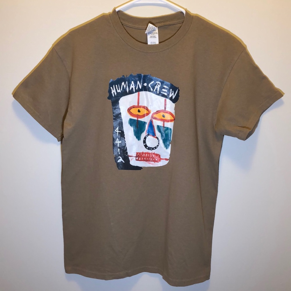 Basquiat Print Crew Neck Tee